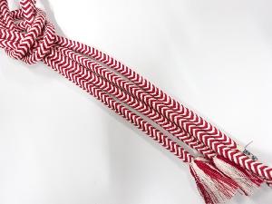 正絹　無形文化財　道明製　手組帯締め